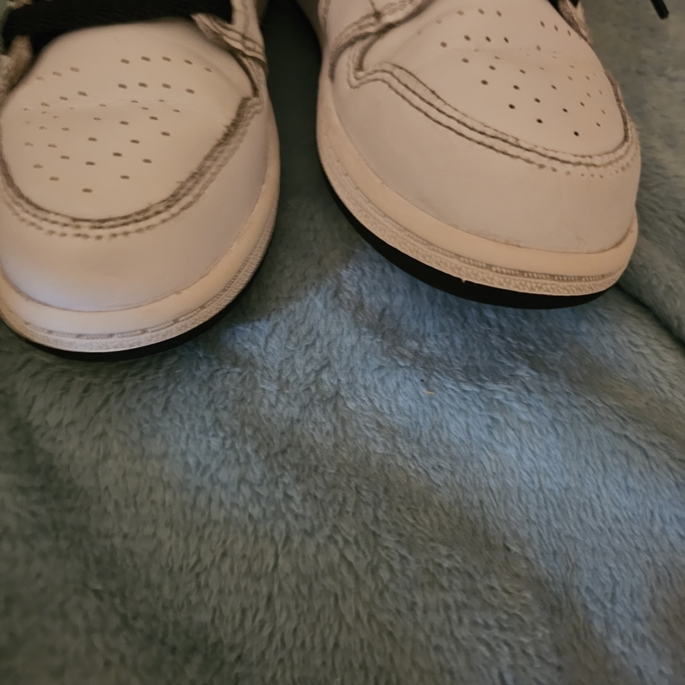 Jordan Kids Black and White High-Top Sneakers - Picture 6 of 13